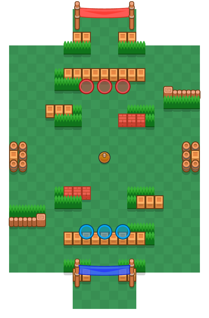 Backyard Bowl Brawl Stars map