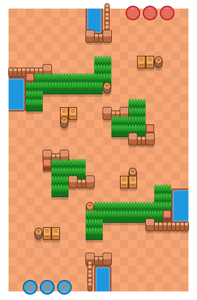 Between the Rivers Brawl Stars map