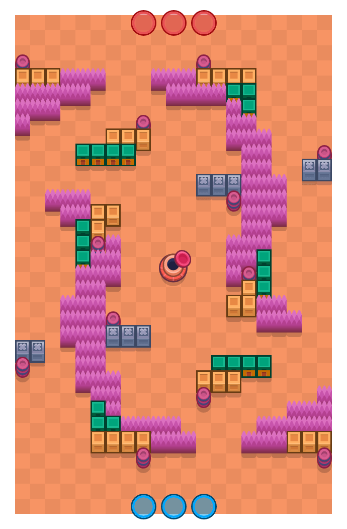 Corkscrew Brawl Stars map