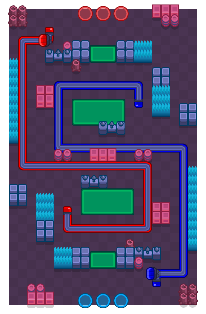 Drawback Brawl Stars map