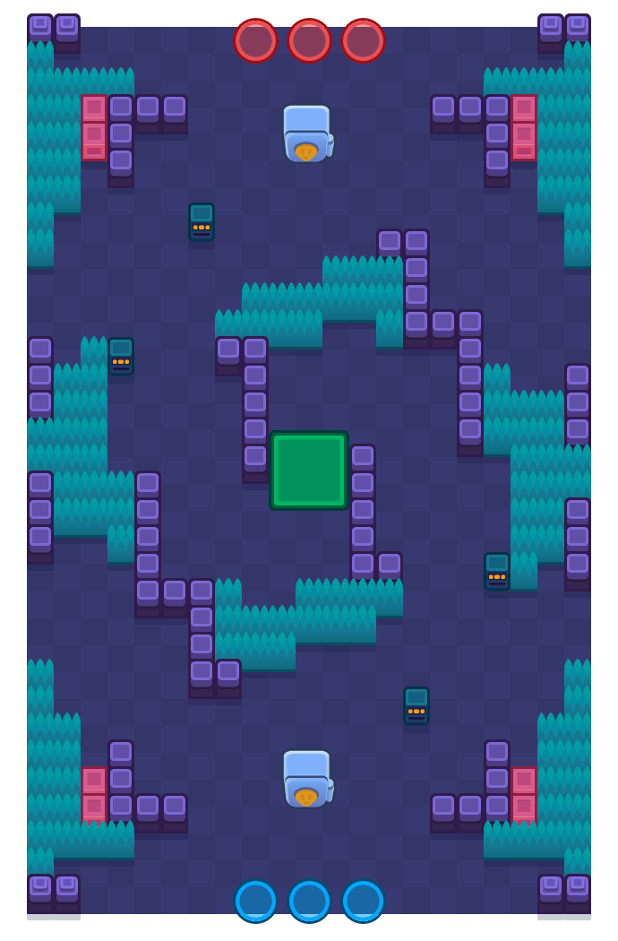 Electric Storm Brawl Stars map