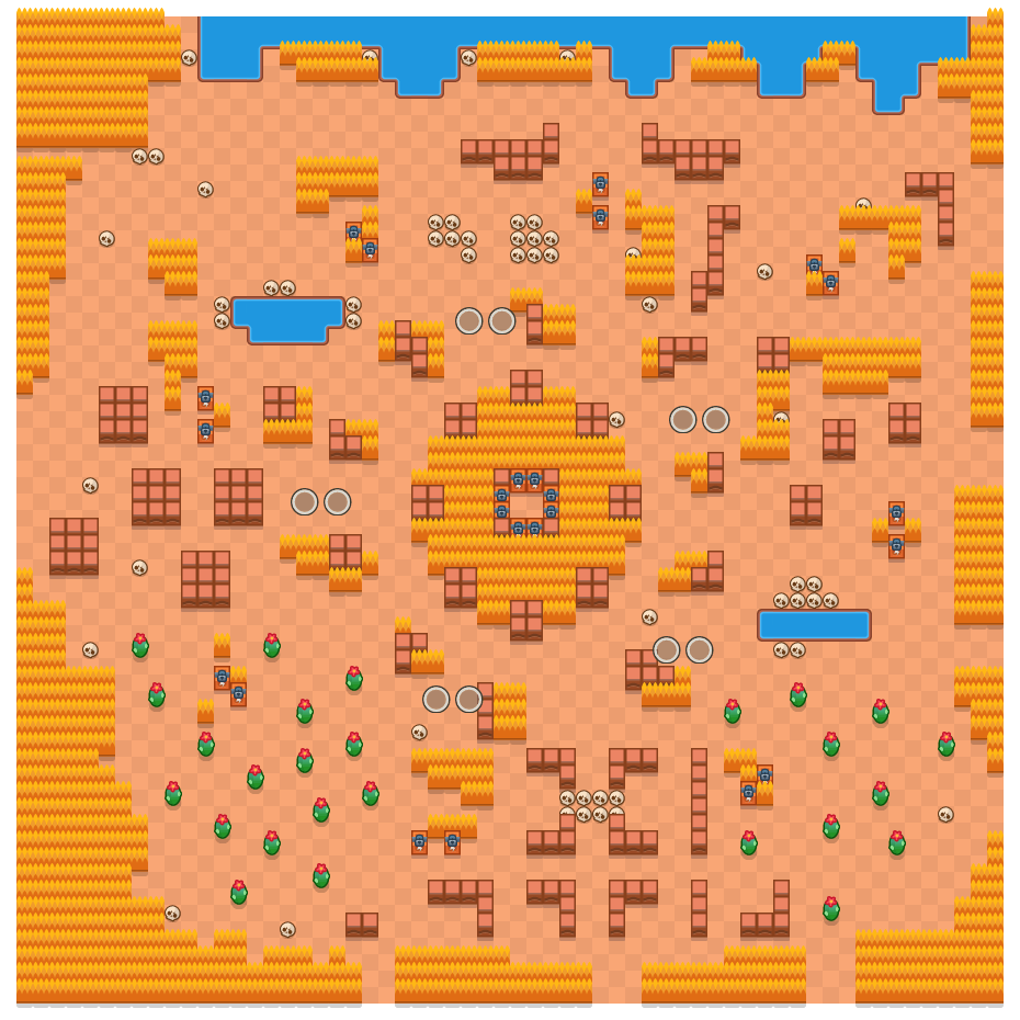 Feast or Famine Brawl Stars map