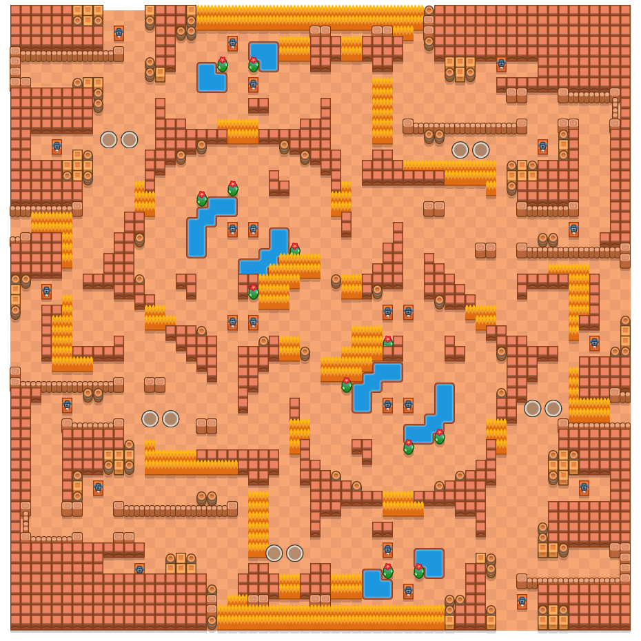 FiftyFive Brawl Stars map