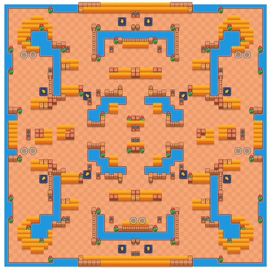 Flying Fantasies Brawl Stars map