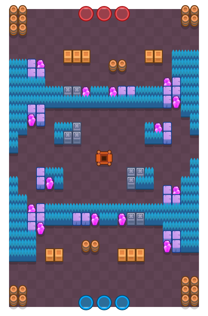 Hard Rock Mine Brawl Stars map