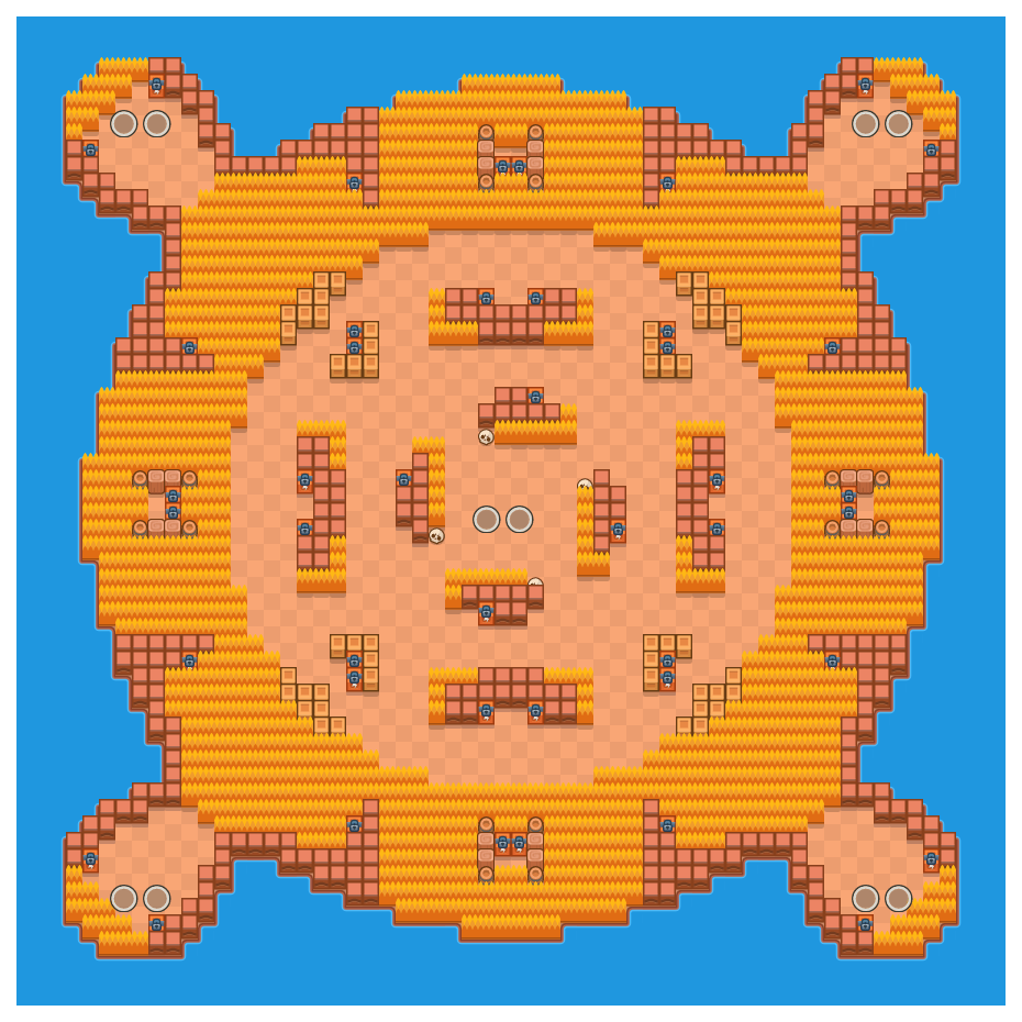 Island Invasion Brawl Stars map