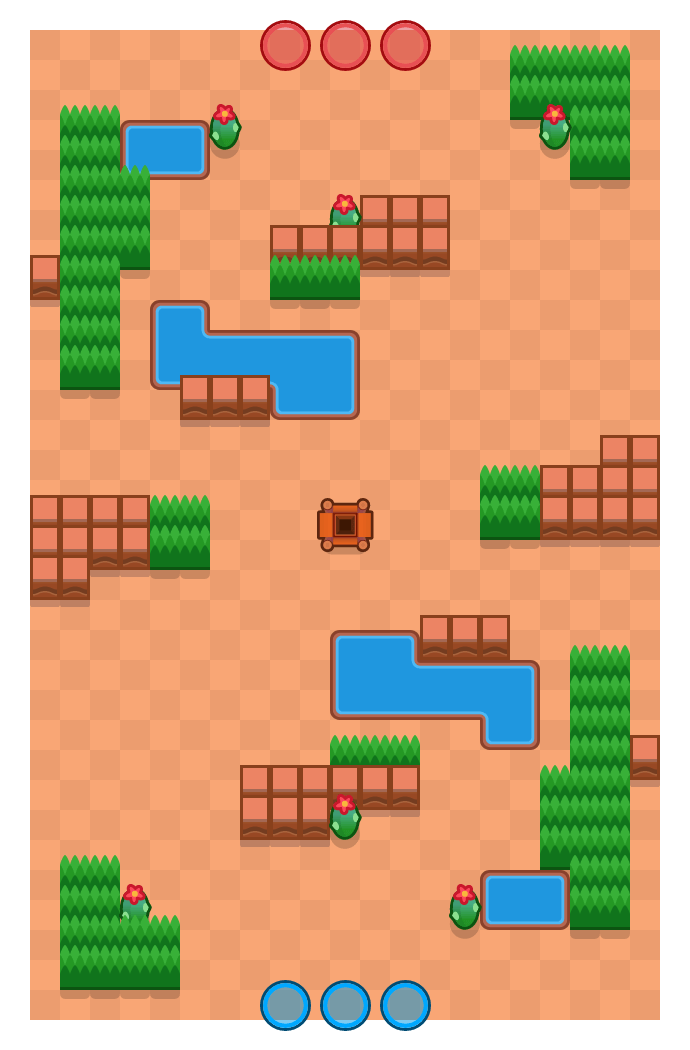 Open Space Brawl Stars map