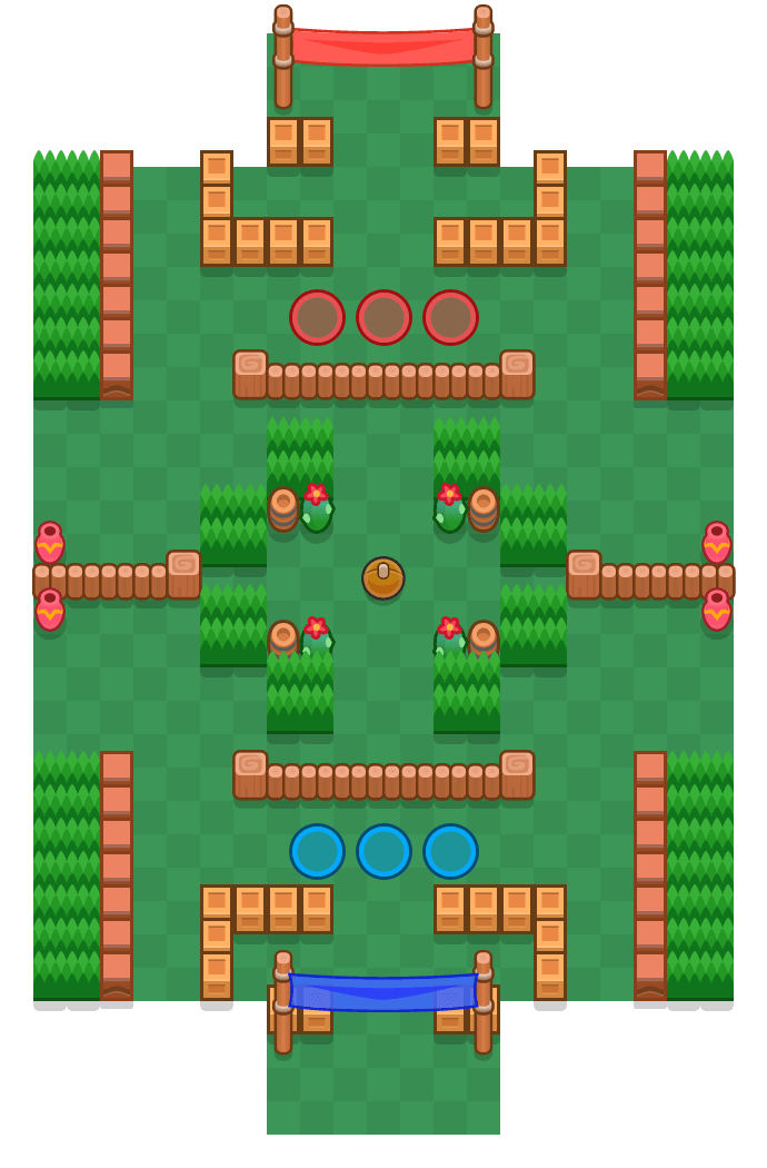 Penalty Kick Brawl Stars map