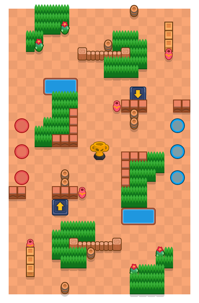 Racing Trophy Brawl Stars map