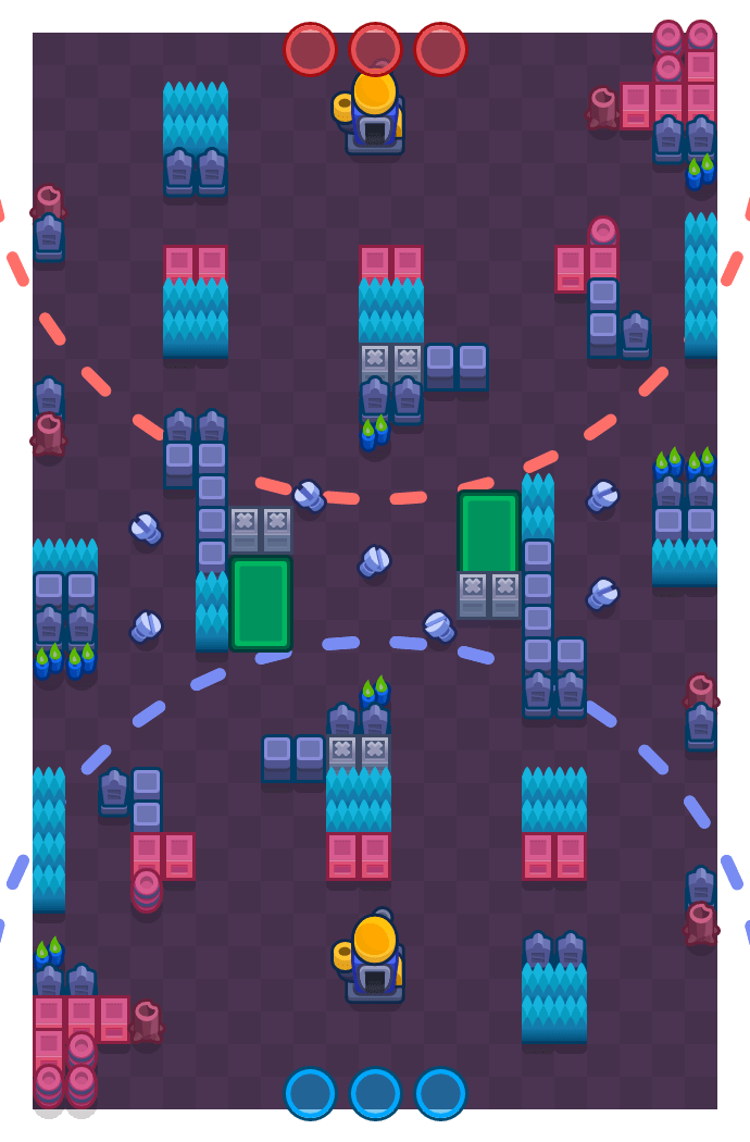 Radiant Rampage Brawl Stars map