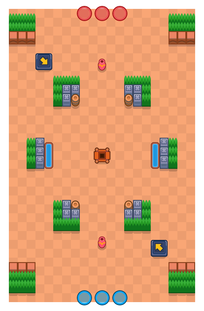 Rustic Arcade Brawl Stars map