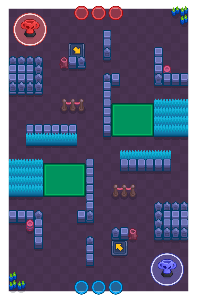 Sideswipe Brawl Stars map