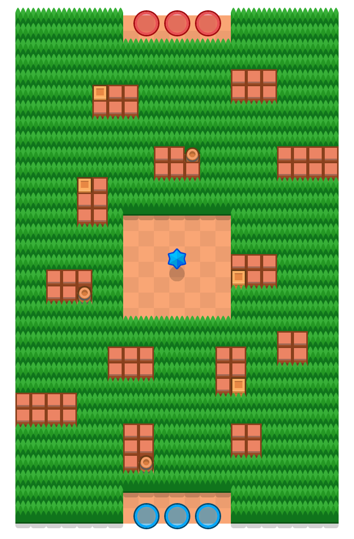 Snake Prairie Brawl Stars map