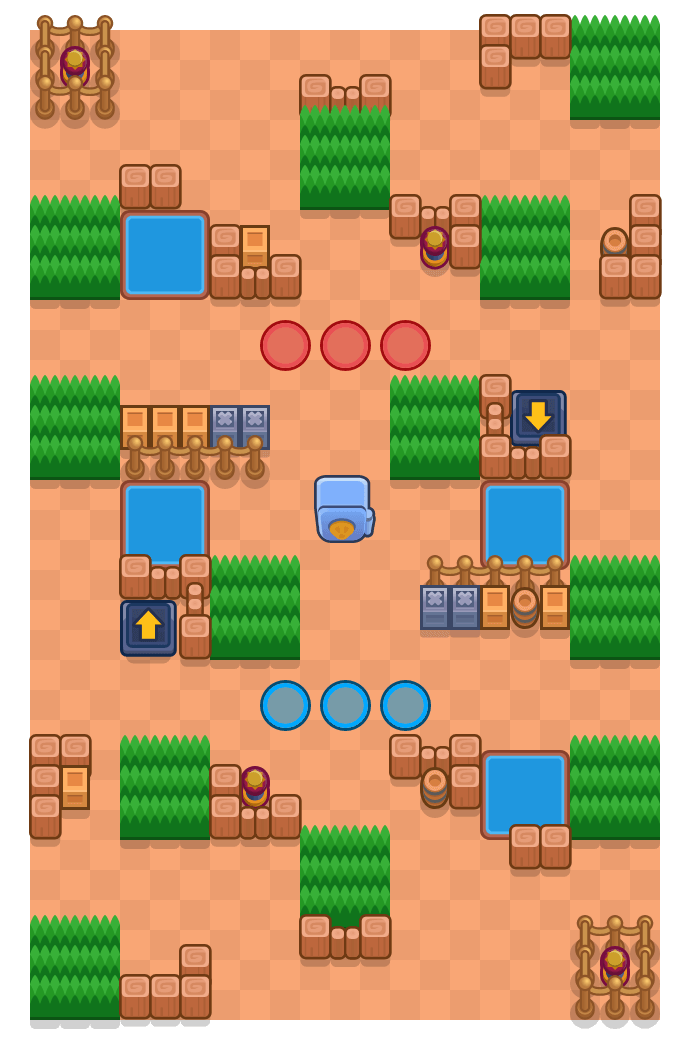 Spots of Yore Brawl Stars map