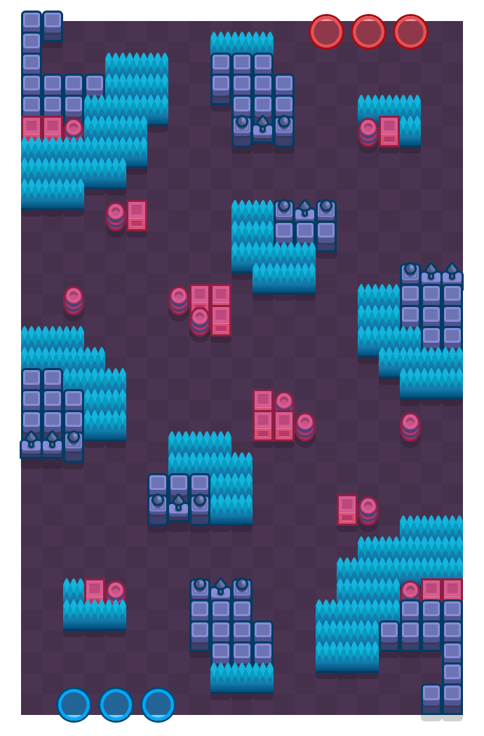 Sunset Spar Brawl Stars map