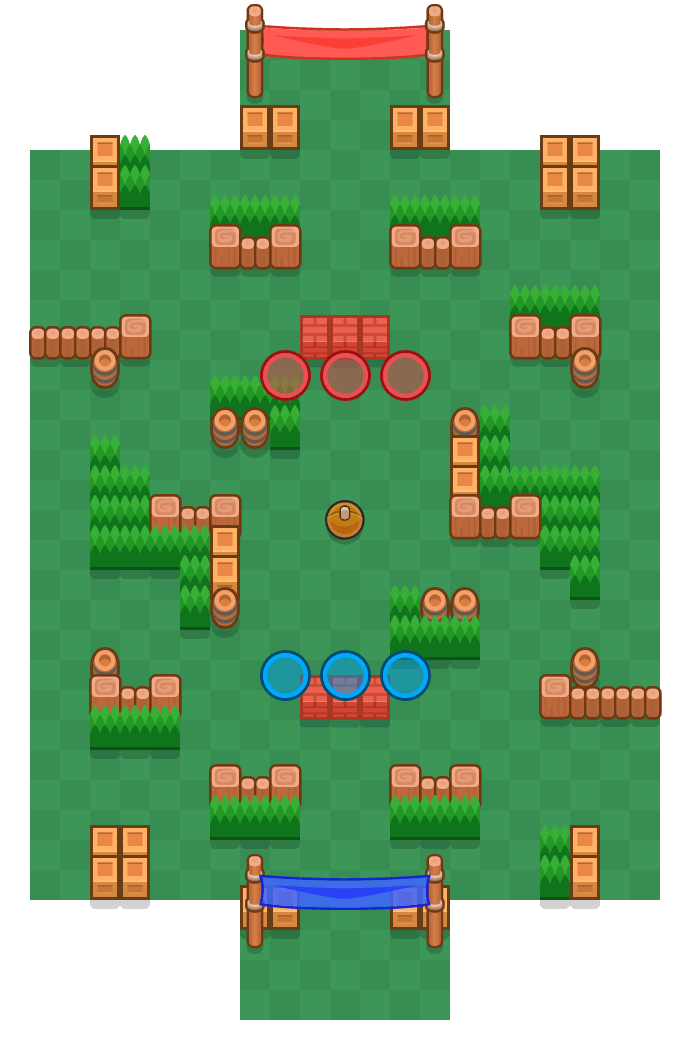 Super Beach Brawl Stars map