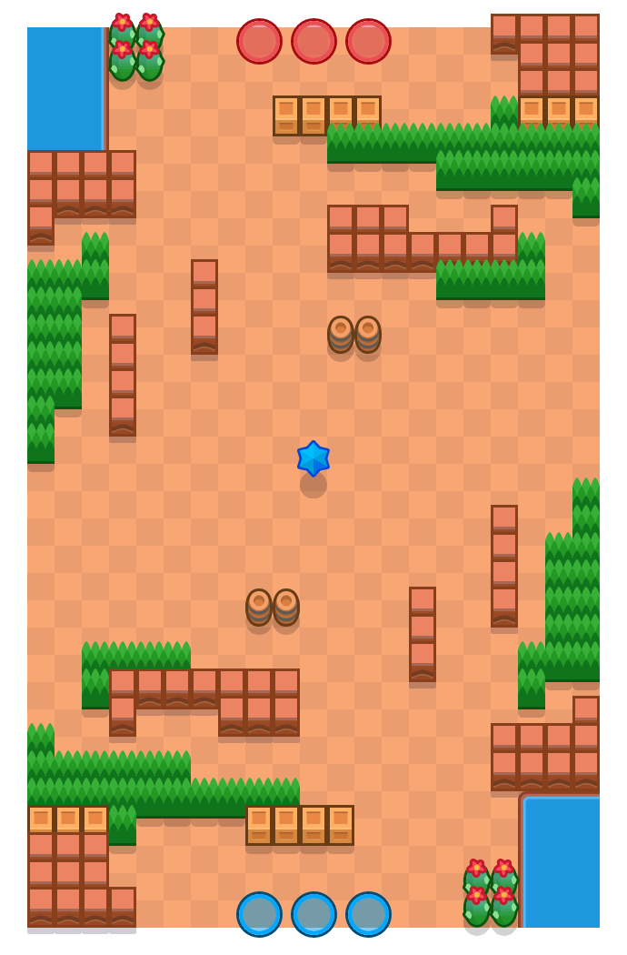 The Great Open Brawl Stars map